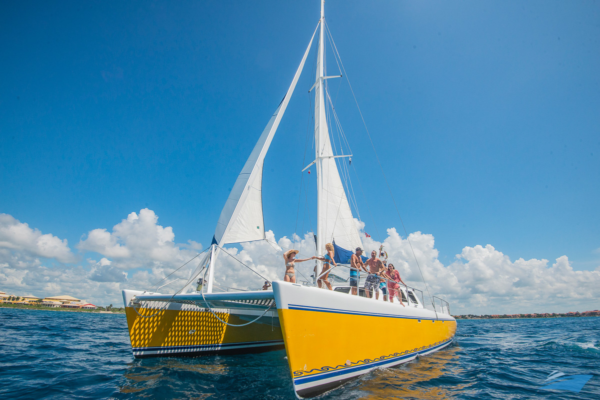 Puerto Aventuras 65 FT Luxury Custom Catamaran Charter Rental